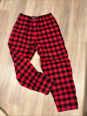 Classic Red & Black Buffalo Plaid Men's Joggers